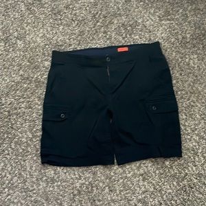 Mens Black Cargo Shorts